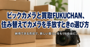 ビックカメラと買取FUKUCHAN、住み替えでカメラを手放すときの選び方